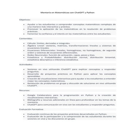 Mentoría en Matemáticas con ChatGPT y Python.docx