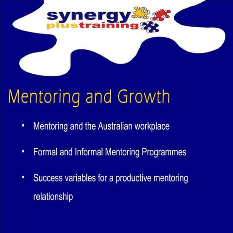 Mentoring and Growth