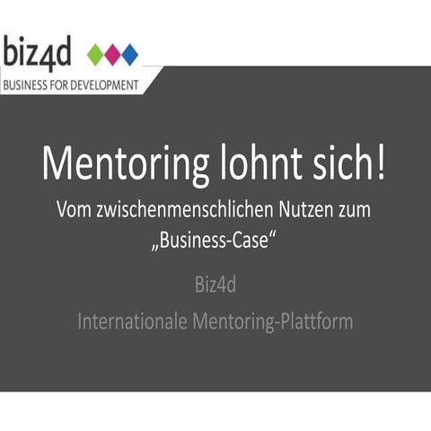 Mentoring lohnt-sich biz4d-slideshare