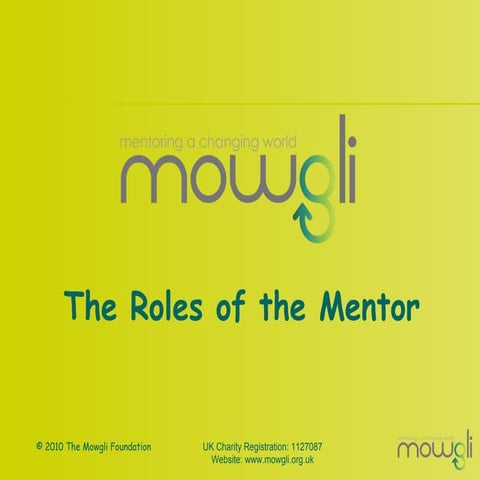Mentoring roles