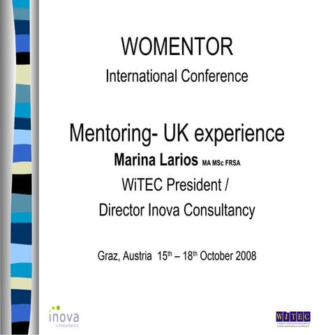 Mentoring  uk experience