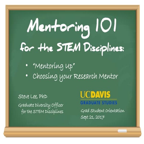 Mentoring 101 for the STEM Disciplines