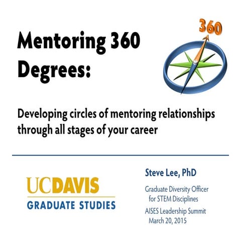 Mentoring 360_AISES 2015 03_Steve Lee_slides and handout