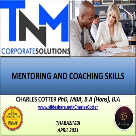 Mentoring and Coaching Skills