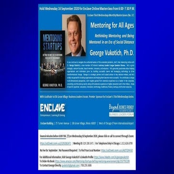 Mentoring Startups - What it takes to make a difference