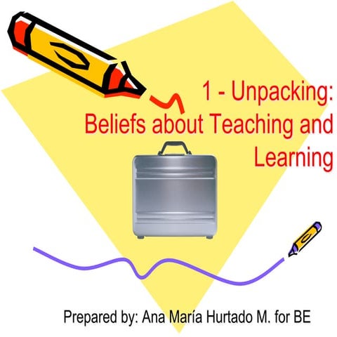 Mentoring: unpacking beliefs about teaching and learning. My apprenticeship o...