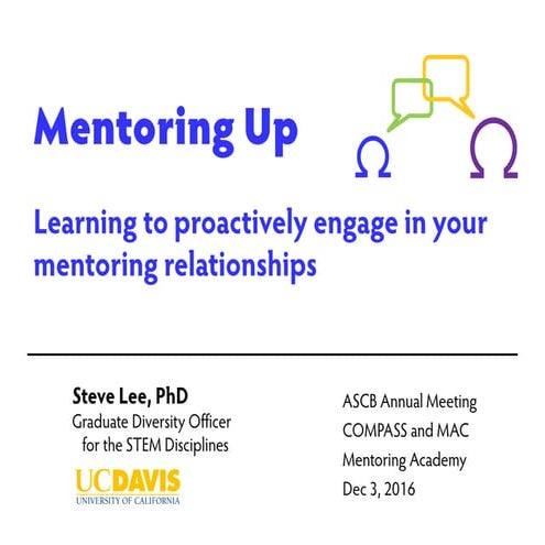 Mentoring Up - ASCB MAC