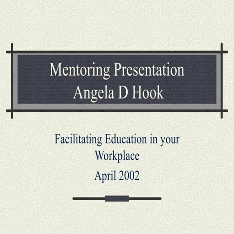 Mentorship presentation
