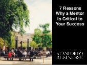 7 Reasons Why a Mentor Is Critical ...