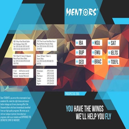 Mentors' Prospectus 2015