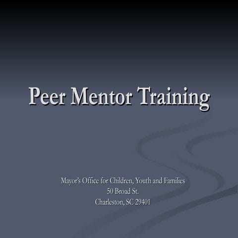 Mentor training