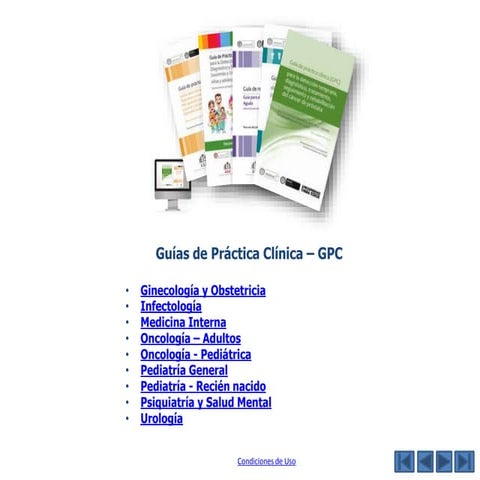 Guias de Practica Clínica. 