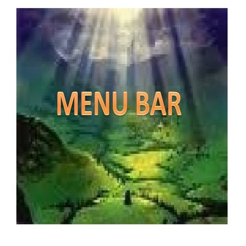 Adobe Photoshop: Menu Bar