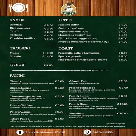 Menu cibo aggiornato | PDF