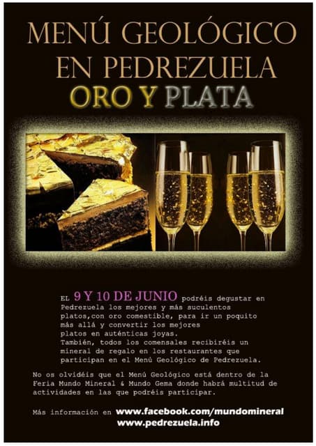 Menu Geologico- 9 y 10 de junio en ...