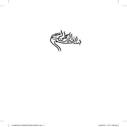 Menuju persatuan umat (ebook) - Redaksi: Syafiq Basri, dll