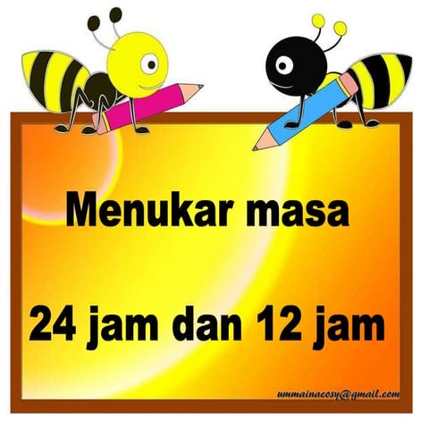 Menukar masa(sistem 24 jam)