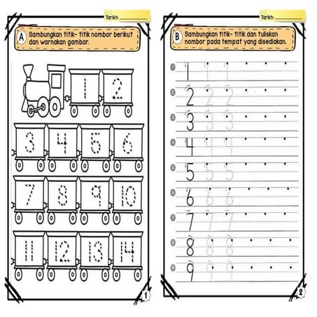 MENULIS NOMBOR ASAS TAHUN 1