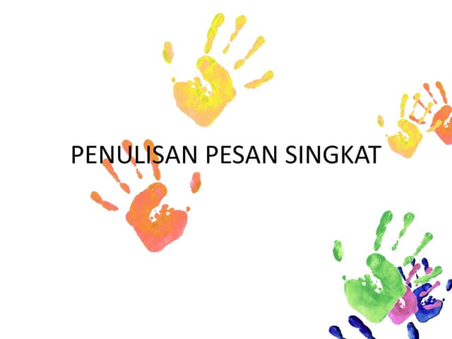 Contoh pesan pendek memo smk pariwisata baitul hamdi ap 1