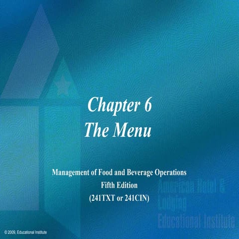 Menu merchandising and menu planning.ppt