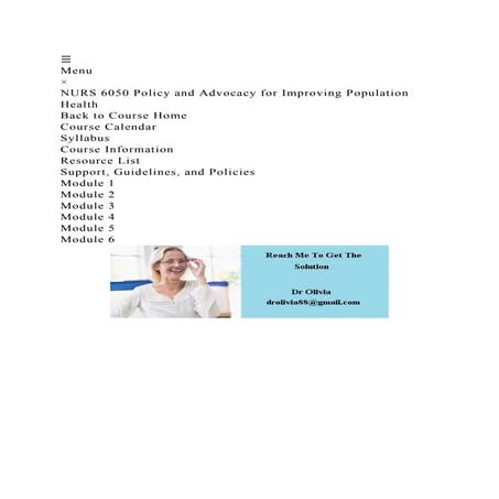 ☰Menu×NURS 6050 Policy and Advocacy for Improving Population H.docx
