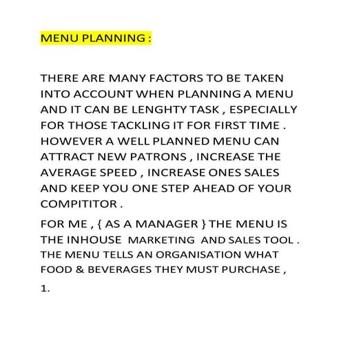 Menu planning final project copy 2