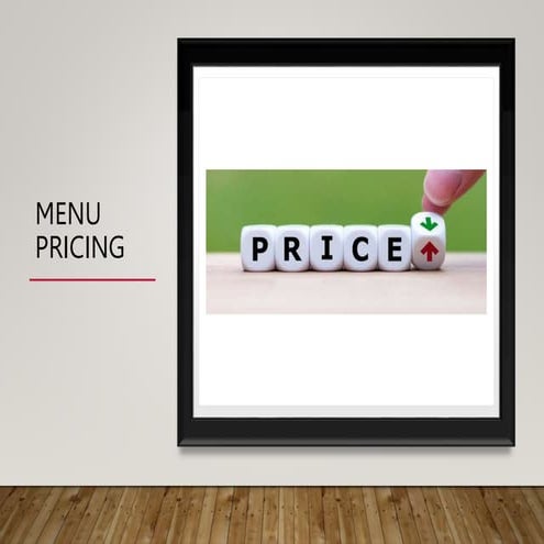 Introduction to Menu Pricing & Factors .pptx