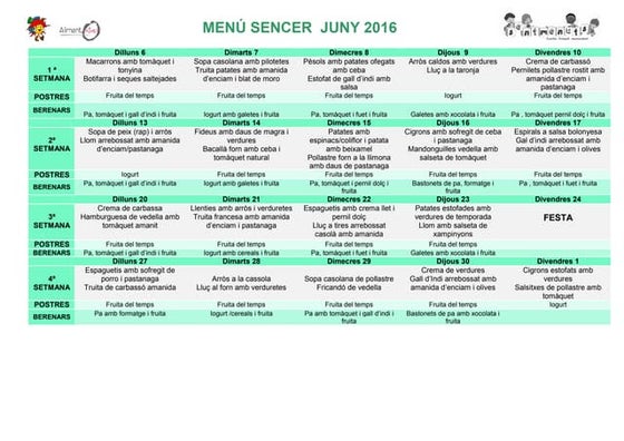 MENÚ SENSE CARN. SETEMBRE | PDF