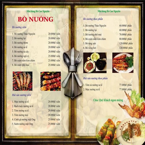 Menu xiên que | PDF
