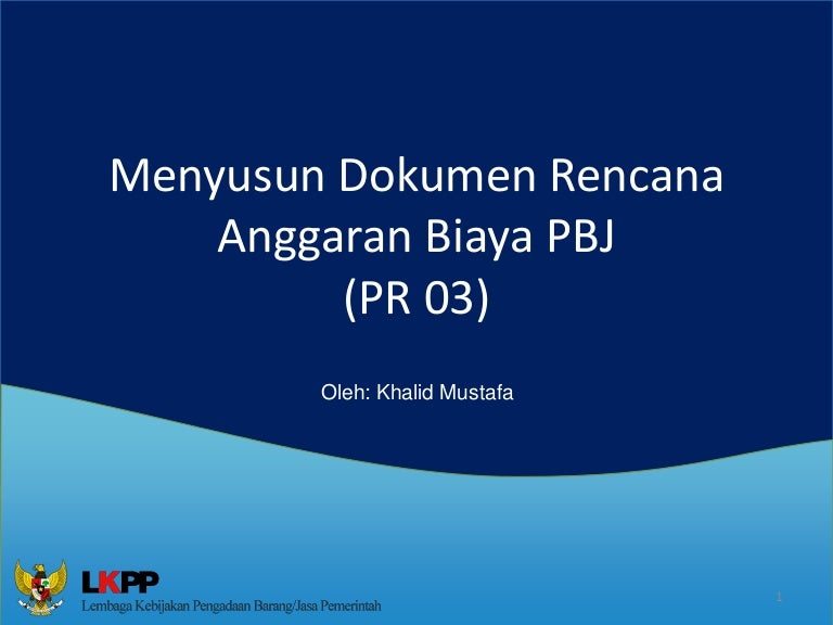 Menyusun Dokumen Rencana Anggaran Biaya Pr 03