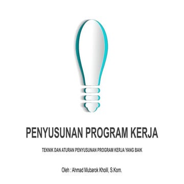 Program Kerja | PPTX