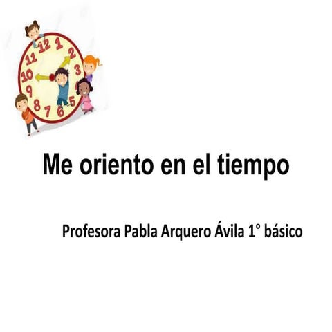 Me oriento en el tiempo