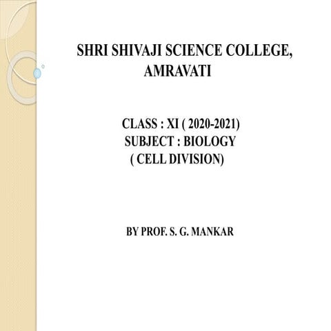 Meosis cell division