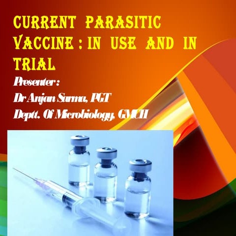 Parasite Vaccines in Trials and in Use