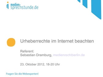 Urheberrechte im Internet