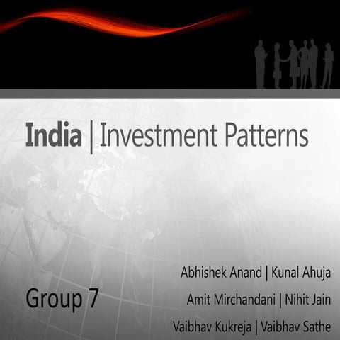 Investment Patterns in India