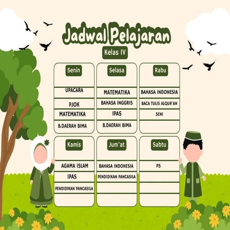 Merah Muda Motif Hati Sederhana Jadwal Pelajaran Sekolah Dokumen A4 .pdf