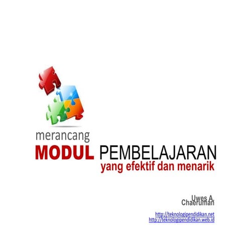 Merancang modul-yang-efektif