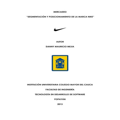 Análisis de Mercadeo - Nike