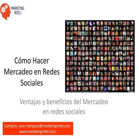 Marketing  en redes sociales