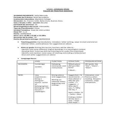 Mercado   lesson 1 - passed 