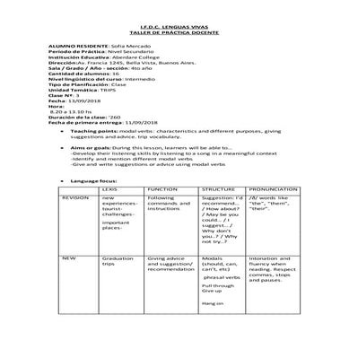 Mercado   lesson 3 - passed 