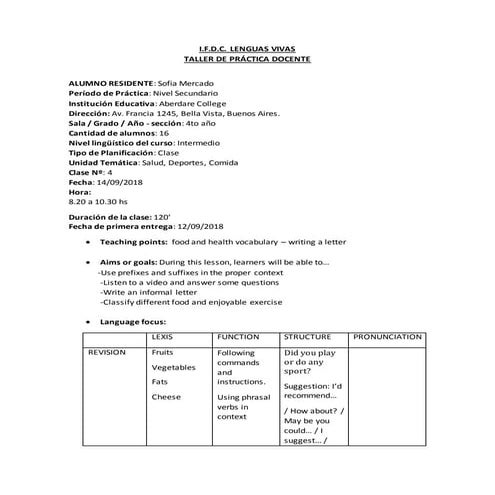 Mercado   lesson 4 - passed 