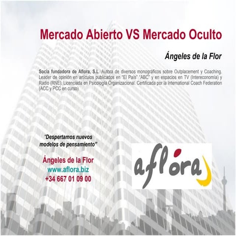 Mercado abierto vs Mercado oculto