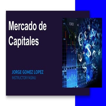 Mercado de capitales | PPTX