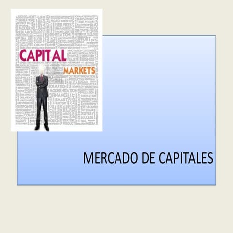 Mercado de capitales finanzas | PPTX