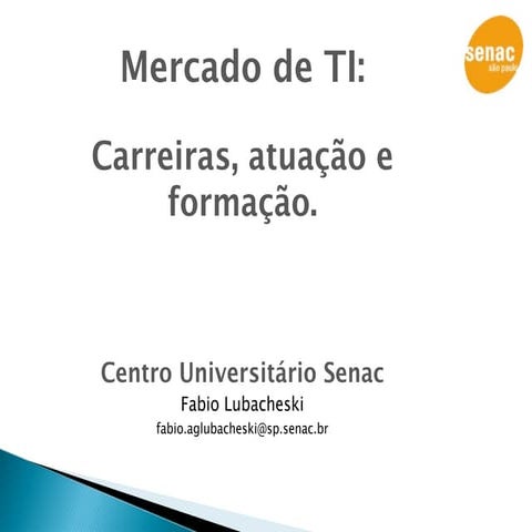 Mercado de TI: Carreiras, atuação e formação