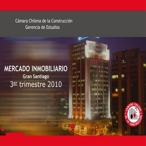 Mercado inmobiliario  trimestre iii 2010