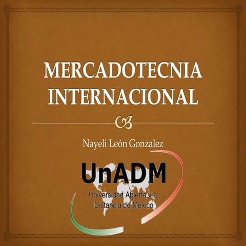 Mercadotecnia internacional