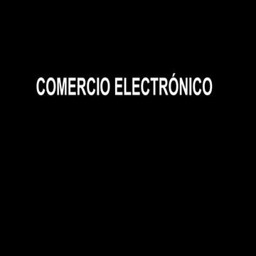 Mercadotecnia y publicidad ii   tema 10 - Comercio Electrónico